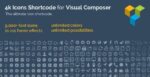 4K ICON FONTS FOR WPBAKERY PAGE BUILDER 2.10