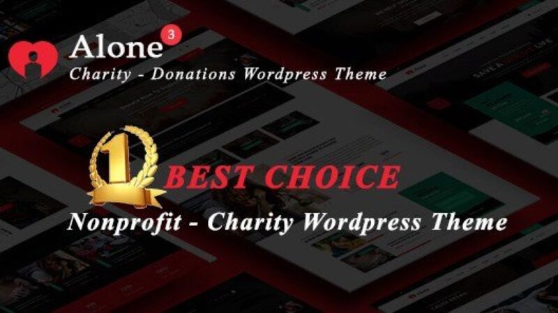 ALONE – CHARITY MULTIPURPOSE NON-PROFIT WORDPRESS THEME 7.6