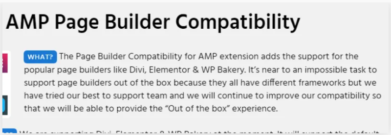 AMP Page Builder Compatibility 1.9.82.2