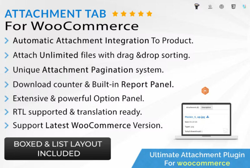 Attachment Tab For Woocommerce 1.2.7