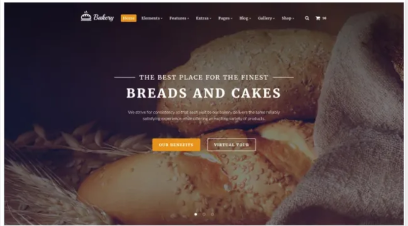 Bakery Responsive Website Template