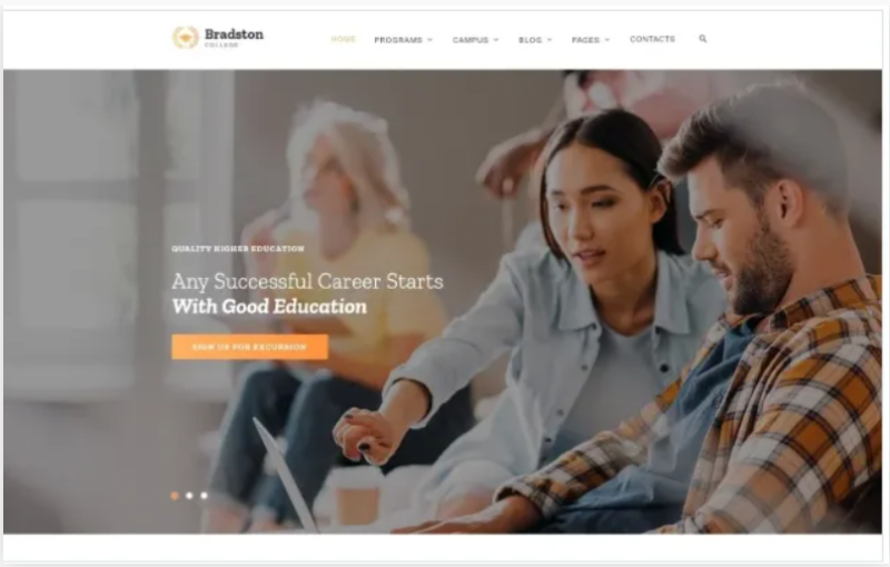 Bradstone College – Colleges & Universities Multipage Clean HTML Website Template