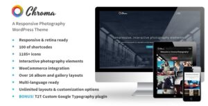 CHROMA – A RESPONSIVE PHOTOGRAPHY THEME 2.1.0