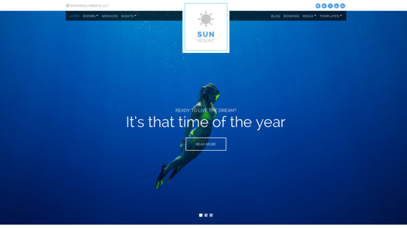 CSS IGNITER SUN RESORT WORDPRESS THEME 1.6.0