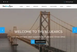 CYBERCHIMPS THE BLUEARCS WORDPRESS THEME 1.5