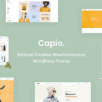 Capie Minimal Creative WooCommerce WordPress Theme 1.0.35