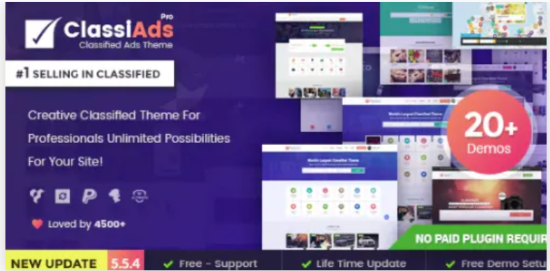 Classiads – Classified Ads WordPress Theme 6.1.2
