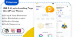 Coinmax – ICO & Crypto Landing Page Free WordPress Theme