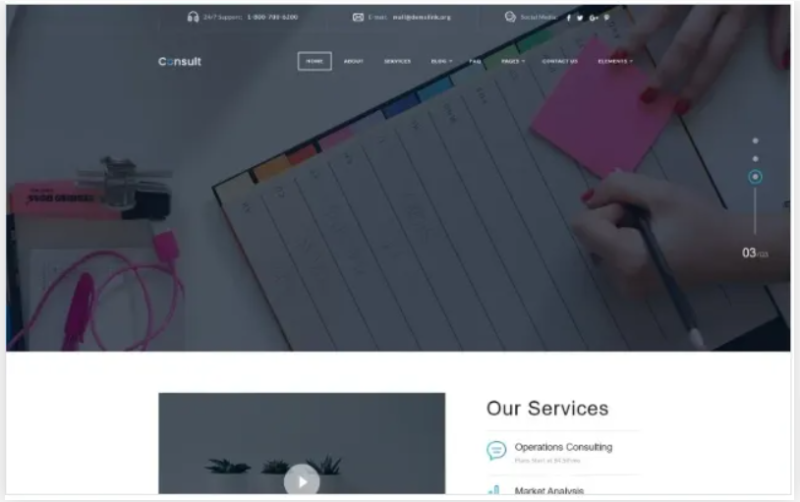 Consult – Corporate Ready-to-Use Website Template