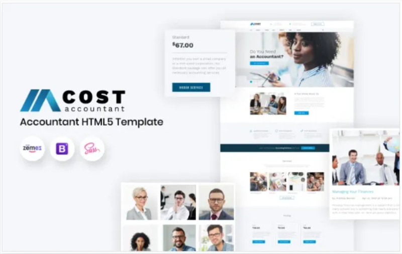 Corp – Consulting Firm Responsive Multipage Website Template