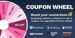 Coupon Wheel For WooCommerce and WordPress 3.5.6