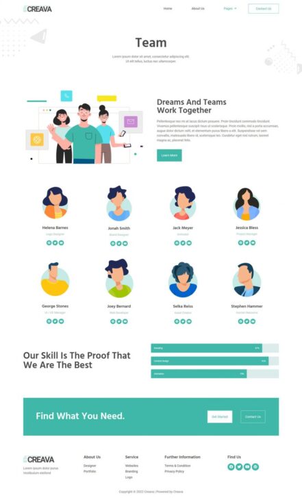 Creava – Creative Agency Elementor Template Kit