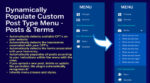 Dynamically Populate Custom Post Type Menu WordPress Plugin