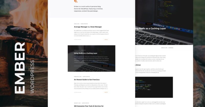 Ember – Responsive WordPress Blog Theme