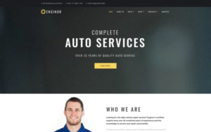 Enginor – Eye-catching Car Tuning Service WordPress Theme 1.1.1