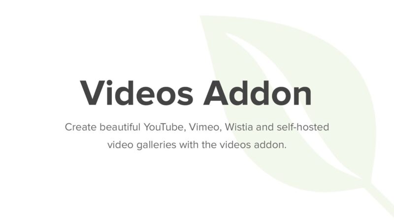 Envira Gallery Videos Addon 1.6.10