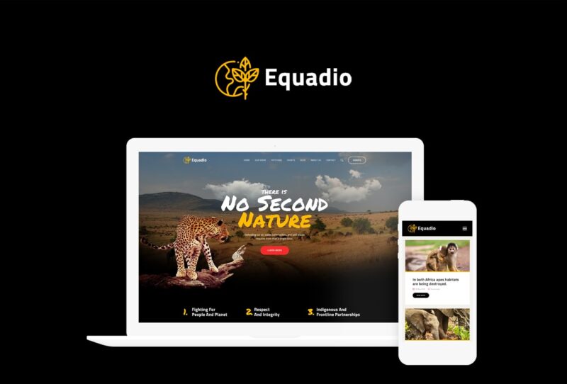 Equadio – Non-Profit and Environmental WordPress Theme 1.0.2