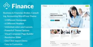 FINANCE – CONSULTING ACCOUNTING WORDPRESS THEME 1.4.0