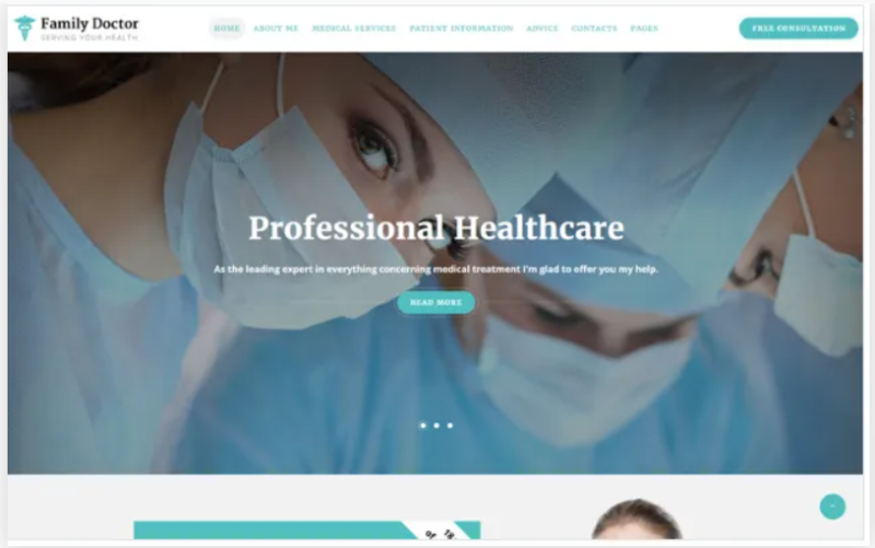 Family Doctor – Medical Consulting Multipage HTML5 Website Template