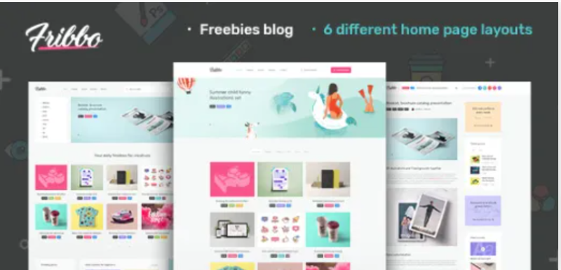 Fribbo – Freebies Blog WordPress Theme  1.0.4