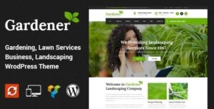 Gardener Lawn and Landscaping WordPress Theme 1.5