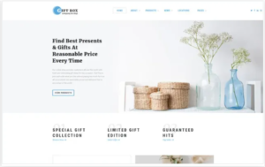 Gift Box – Gift Shop Multipage HTML5 Website Template