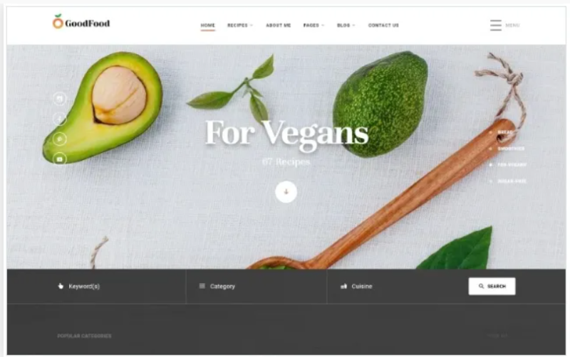 GoodFood – Restaurant Clean Multipage HTML5 Website Template