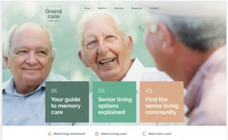 Grand Care Website Template