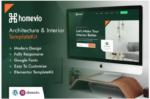 Homevio | Architecture Interior Elementor Template Kit