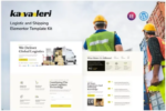 Kavaleri Logistic & Shipping Elementor Template Kit