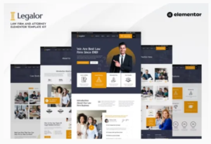 Legalor – Law Firm & Attorney Elementor Template Kit