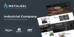 Mataleel – Industrial Company Website Template For WordPress WordPress Theme