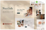 Naylish – Nail Salon & Beauty Care Elementor Template Kit