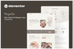 Nepolis – Nail Salon Beauty Care Elementor Template Kit