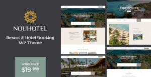 NouHotel – Resort & Hotel Booking WordPress Theme 1.0.2