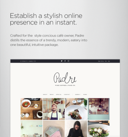 PADRE – CAFE & RESTAURANT WORDPRESS THEME 1.0.10