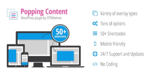 POPPING CONTENT FOR WORDPRESS 1.22
