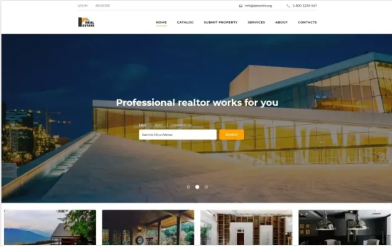 Real Estate Resposive Bootstrap Website Template