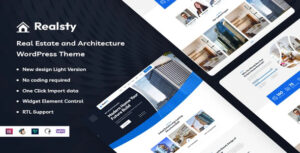 Realsty – Real Estate and Architecture WordPress Theme