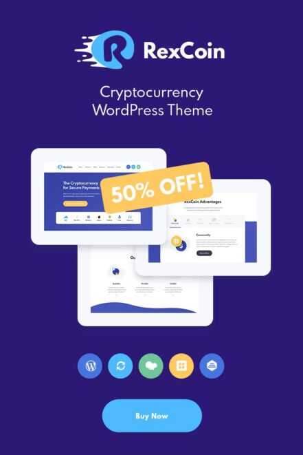 RexCoin | A Multi-Purpose Cryptocurrency & Coin ICO WordPress Theme 1.2.2