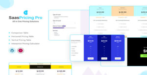 SaasPricing Pro – All-in-One Advance Pricing Table Plugin for Elementor WordPress Plugin