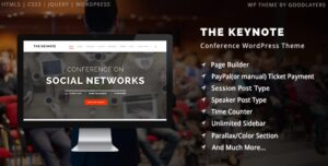 The Keynote – Conference Event Meeting WordPress Theme 2.23