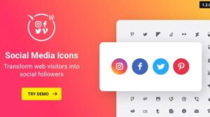 WordPress Social Media Icons Plugin 1.7.1