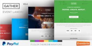 Gather – Event & Conference WP Landing Page Theme 3.0.5