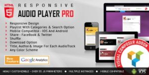 Visual Composer Addon – HTML5 Audio Player PRO 3.5