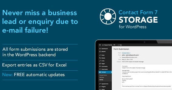 Storage for Contact Form 7 2.1.0