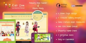 Kids Zone – Children & Kids WordPress Theme 5.4