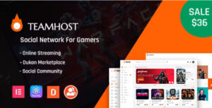 TeamHost Gaming Community & Digital Marketplace 1.2.4