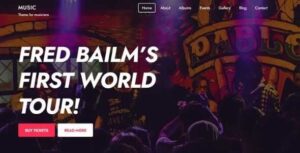 Themify Music WordPress Theme With Original Licence