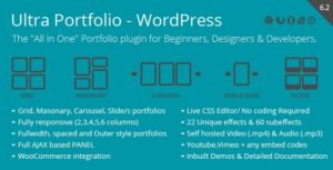 ULTRA PORTFOLIO WORDPRESS PLUGIN 6.2